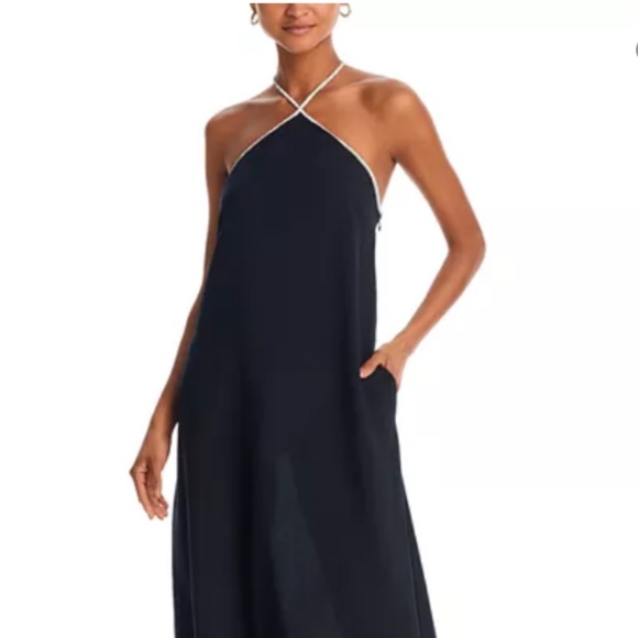Jonathan Simkhai Onyx Halter Maxi Dress black - Picture 3 of 15